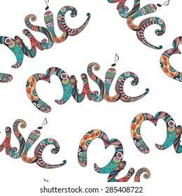 Music seamless background.