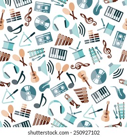 music seamless pattern