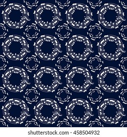 Music seamless pattern background. Musical notes. Vector musical symbols