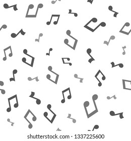 Music seamless pattern background vector illustration for your design. Vector seamless pattern musical notes - Vector .