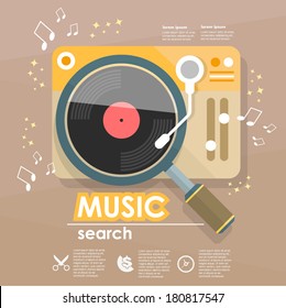 music search infographic