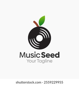 Music Seed Logo Design Template. Good for Business, Agency, Community and Organization.