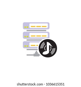 Music Server Logo Icon Design