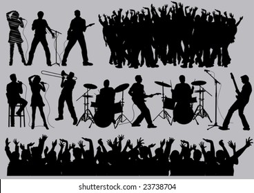 Music set #34. Visit our gallery for more music vectors.