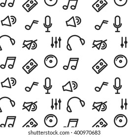 music set icons design 