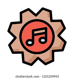 music setting gear 