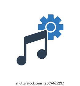 Music Setting Icon Sign Symbol