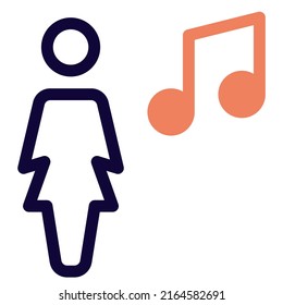 música compartida en un mensajero web por grupo de empresarias