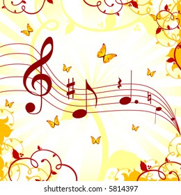 Music sheet (vector)