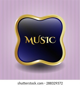 Music shiny badge