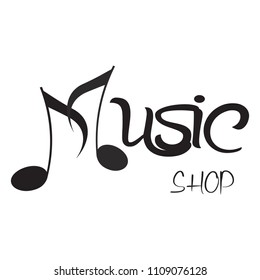 music shop label