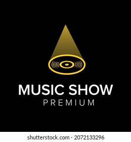 music show logo icon vector template