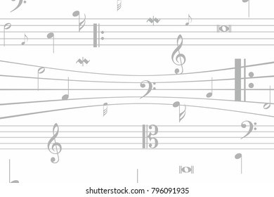 music sign note pattern with lines. art design  wallpaper concept. vector background