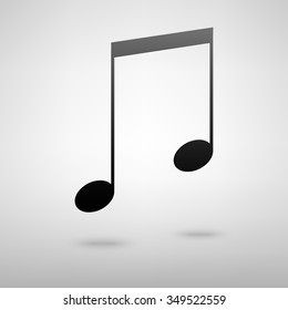 Music sign vector