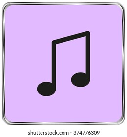 music sign, vector illustration