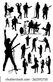 Music Silhouettes Set