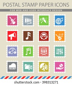 Music  simply symbols for web and user interface