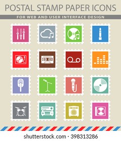 Music  simply symbols for web and user interface