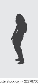 music singer singing silhouette vector art
