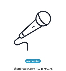 music or singing icon. hobby music singing symbol template for graphic and web design collection logo vector illustration