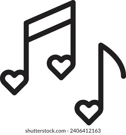 Music single vector line icon