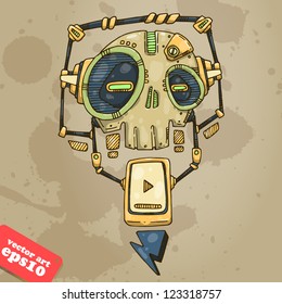 music skull