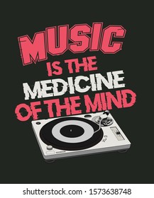 Music slogan and poster vector t shirt design