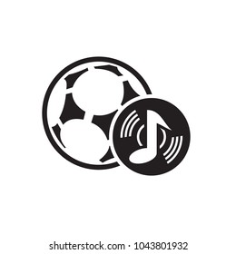 Music Soccer Logo Icon Design