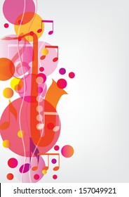 Music song background. Vector illustration