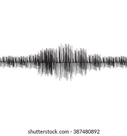 Music Sound Audio Waves. Sound Equalizer.