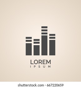 Music sound bars icon