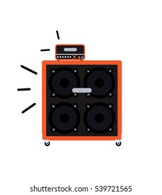 Music sound column. Vector illustration.