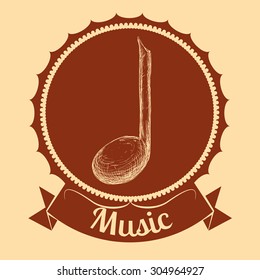 Music and Sound digital design, vector illustration 10 eps graphic