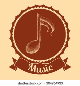 Music and Sound digital design, vector illustration 10 eps graphic