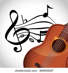 Music and Sound digital design, vector illustration 10 eps graphic