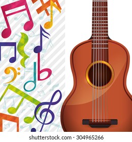 Music and Sound digital design, vector illustration 10 eps graphic