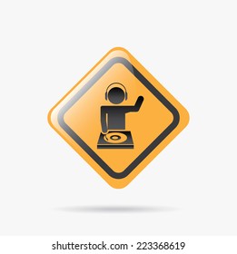 music sound graphic design , vector illustration