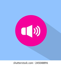 music sound icon flat design vector illustration