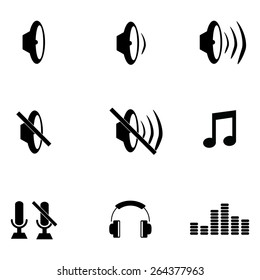 Music and sound icons