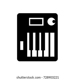 music and sound keyboard synthesizer
