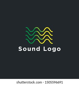 Music Sound Logo Design Vector