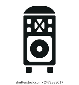 Music sound system icon vector design templates simple and modern