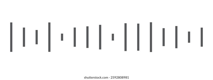 
Music, Sound wave ,Frequency audio waveform. Vector Illustration