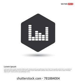 Music sound wave icon