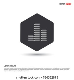 Music sound wave icon
