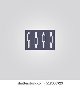 Music sound wave symbol