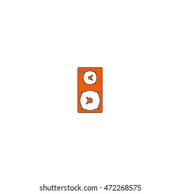 Music speaker icon.