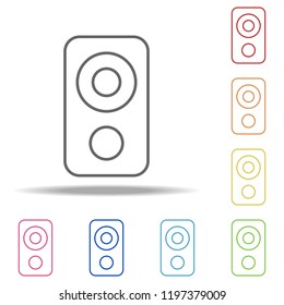 music speaker icon. Elements of Web in multi colored icons. Simple icon for websites, web design, mobile app, info graphics
