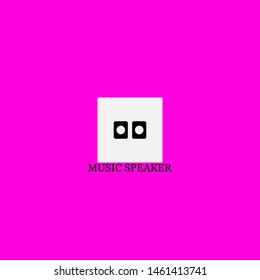 music speaker icon sign signifier vector