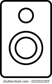 music speaker icon. music speaker vector design trendy style illustration on white backgroud